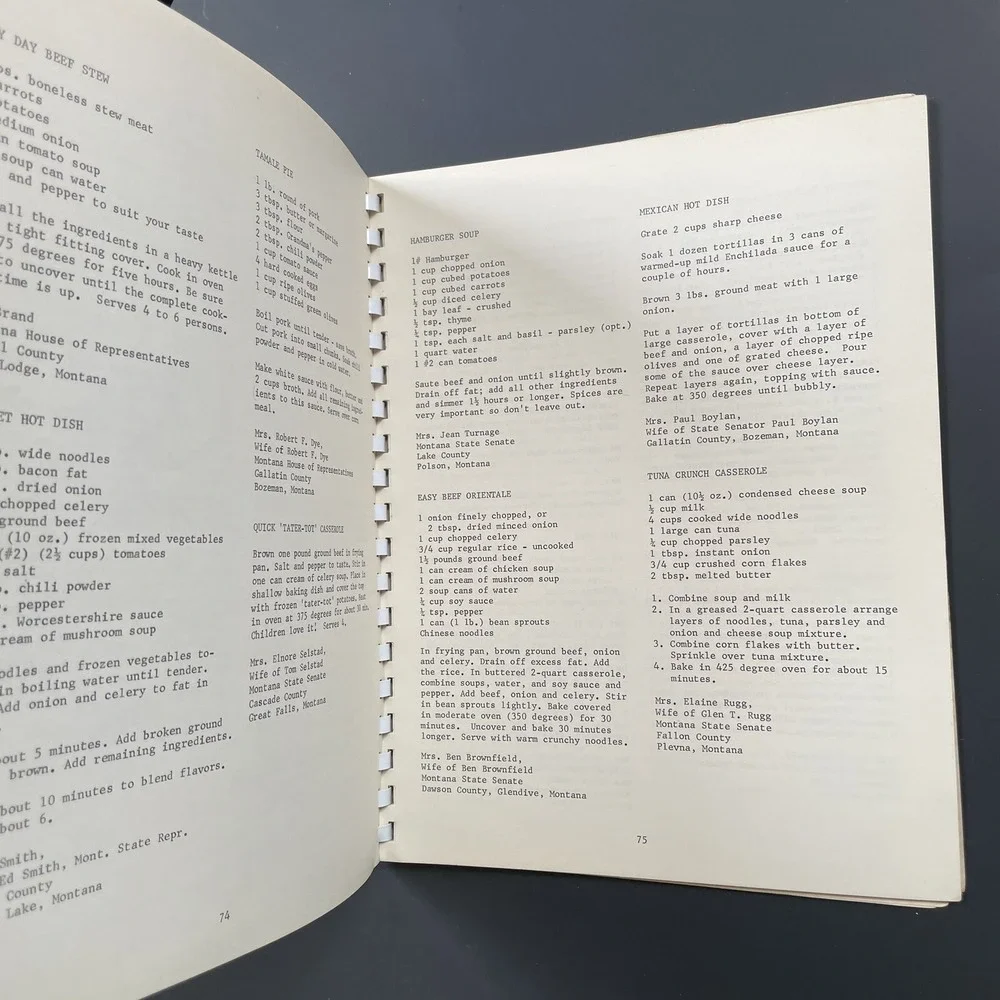 VTG 1970 KFYR Radio Station VIP Cookbook Vintage Recipe Book Kitchen Collectible
